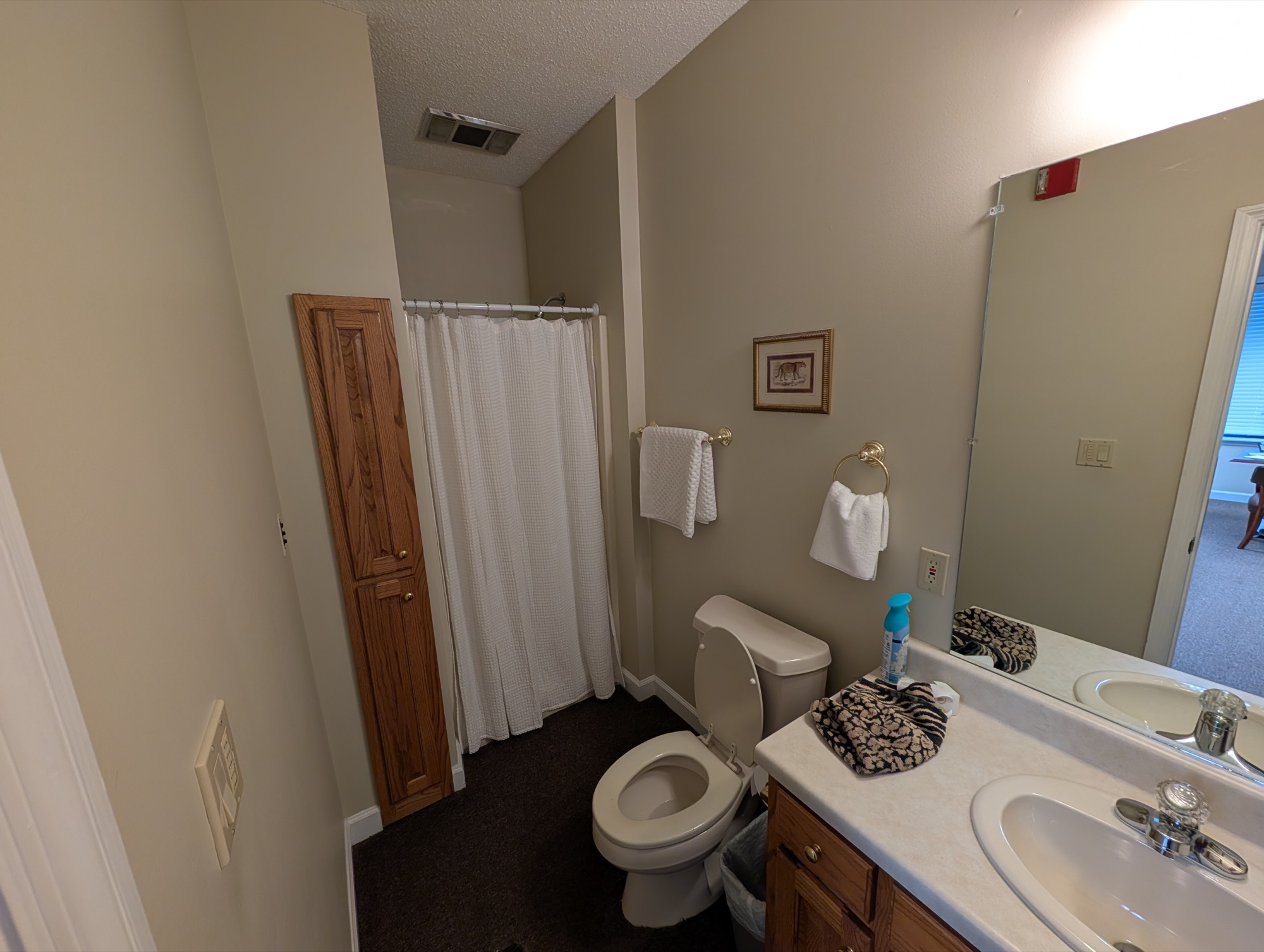Full bathroom with shower